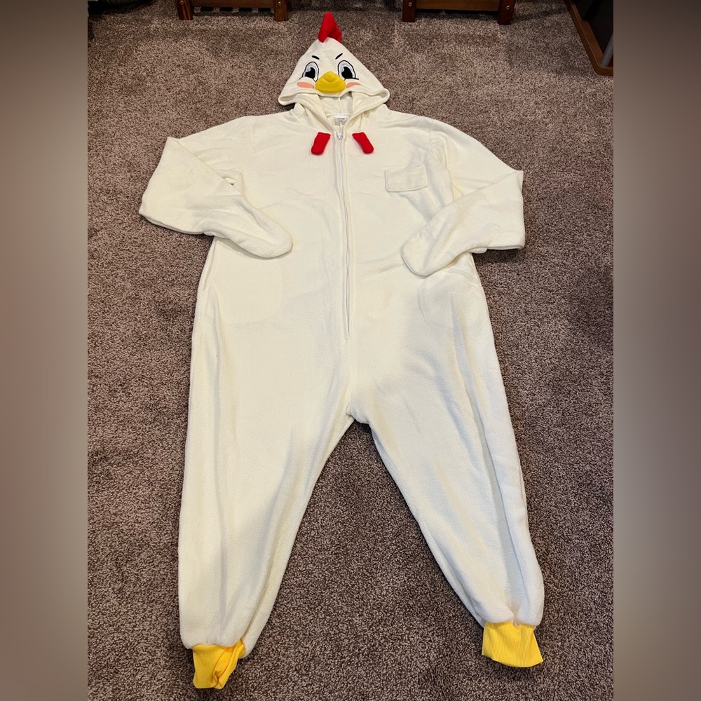 New Cosplay Chicken Costume/PJ/Onesie